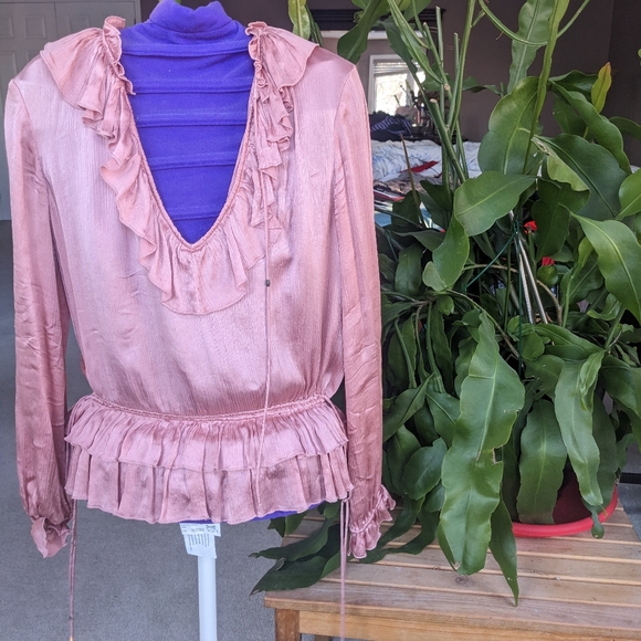 Ulla Johnson Maisie Silk Blouse - Picture 3 of 4